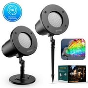 SGOKEEN Christmas Projector Light, Laser Lights,Christmas Outdoor Decorations,16 Dynamic Multi-image,Black
